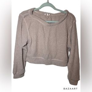 Sincerely Jules Soft Pink Cropped Sweater